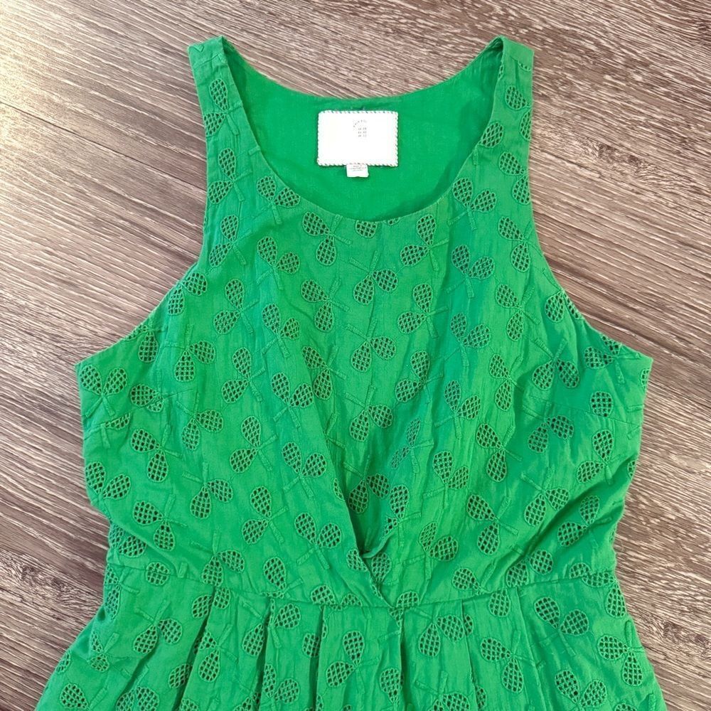 Anthropologie Kelly Green Lace Midi Dress - Picture 2 of 5
